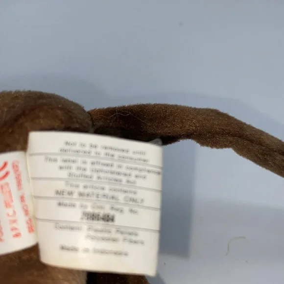 Ty Pounce Beanie Baby Brown Cat Plush Stuffed Animal with Hang Tag - Picture 9 of 13